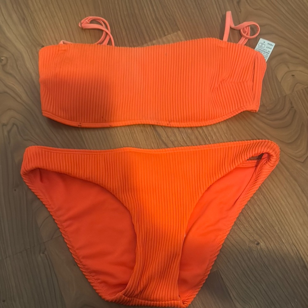 Vibrant Orange Bikini Set